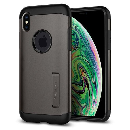 Spigen iPhone XS Max Case Slim Armor - Gunmetal