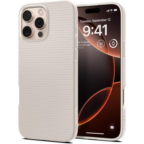 Spigen Liquid Air Case for iPhone 16 Pro - Natural Titanium