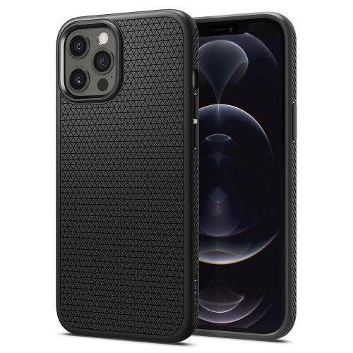 Spigen Liquid Air Case iPhone 12 / iPhone 12 Pro - Matte Black