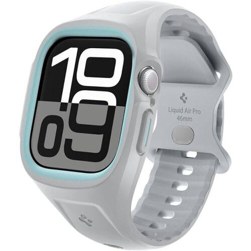 Spigen Liquid Air Pro Case + Band for Apple Watch 10/11 (46mm) - Gray