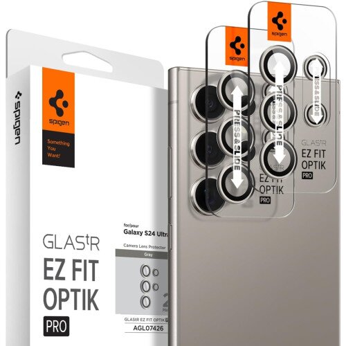 Spigen Optik Pro EZ Fit Lens Protector for Galaxy S24 Ultra
