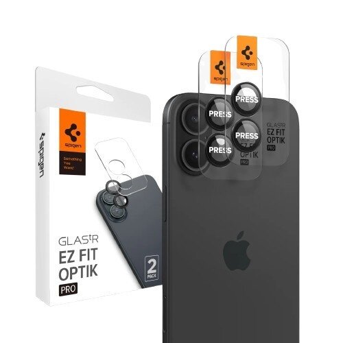 Spigen Optik Pro EZ Fit Lens Protector for iPhone 16