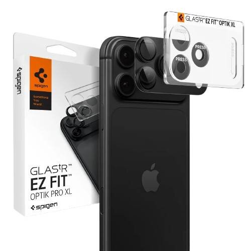 Spigen Optik Pro XL EZ Fit Lens Protector for iPhone 18 Pro Max - Black