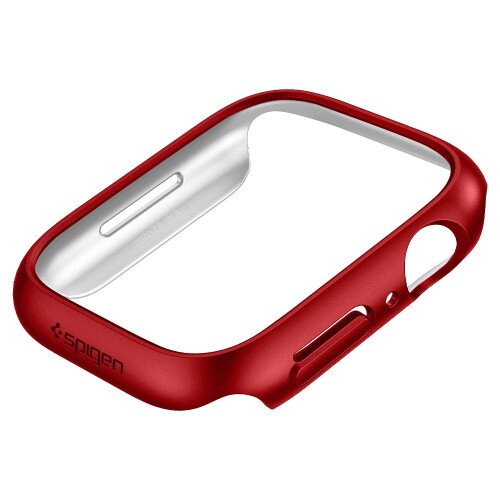 Spigen Thin Fit Case for Apple Watch Series (45mm) - Metallic Red