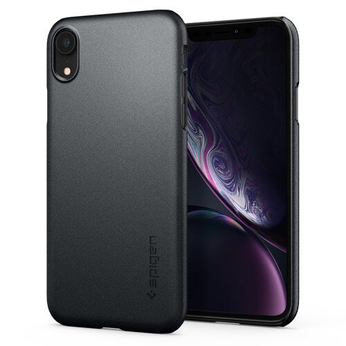Spigen Thin Fit Case for iPhone XR - Graphite Gray