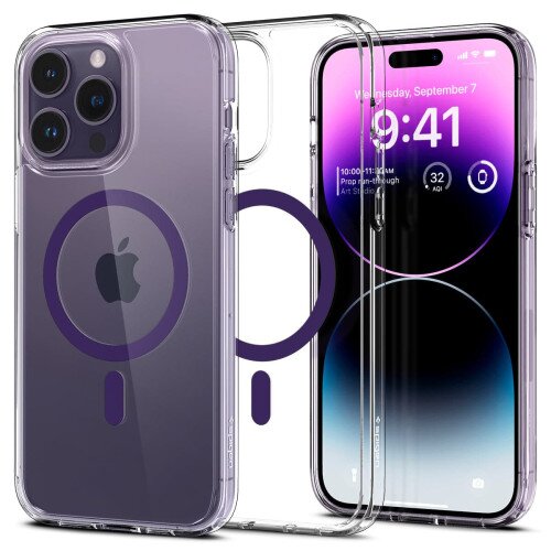 Spigen Ultra Hybrid (MagFit) Case for iPhone 14 Pro Max - Deep Blue