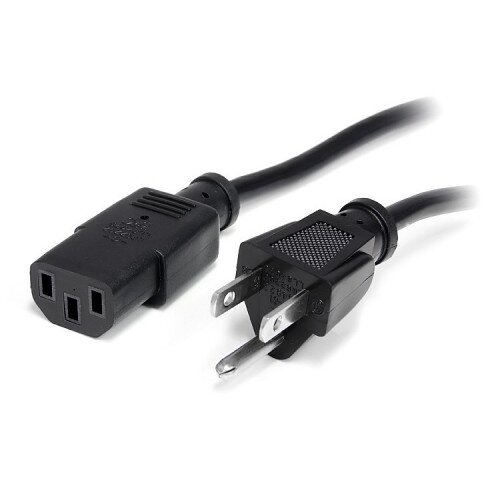 StarTech 10 ft Standard Computer Power Cord - NEMA5-15P to C13