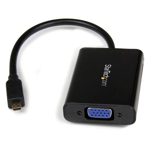 StarTech Micro HDMI to VGA Adapter Converter with Audio