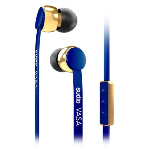 Sudio VASA In-Ear Wired Headphones - Blue - iOS