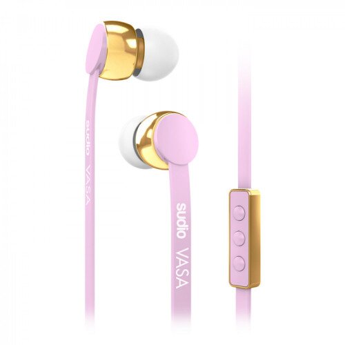 Sudio VASA In-Ear Wired Headphones - Pink - iOS
