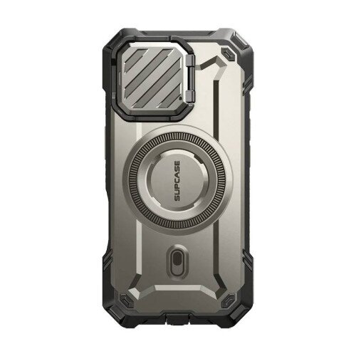 SUPCASE 6.3 inch Unicorn Beetle MAG XT MagSafe Case for iPhone 16 Pro - Titan Gray