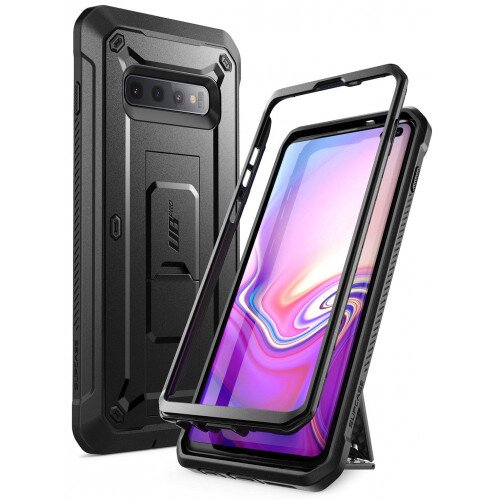 SUPCASE Galaxy S10 Plus Unicorn Beetle Pro Full Body Rugged Holster Case