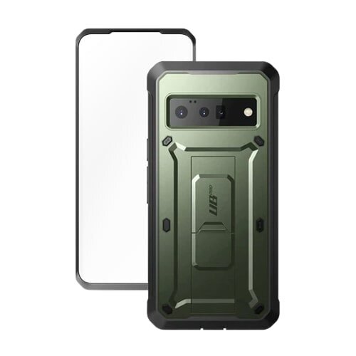 SUPCASE Google Pixel 6 Pro Unicorn Beetle PRO Rugged Holster Case - Dark Green