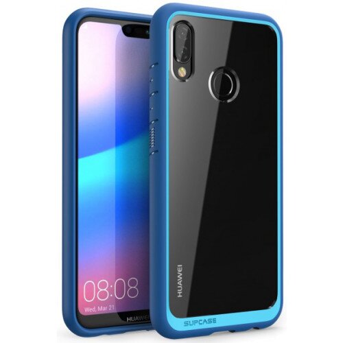 SUPCASE Huawei P20 Lite Unicorn Beetle Style Slim Clear Case - Navy