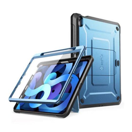SUPCASE iPad Air 4 / 5 Unicorn Beetle PRO Rugged Kickstand Case - Metallic Blue