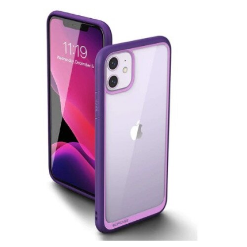 SUPCASE iPhone 11 6.1 inch Unicorn Beetle Style Slim Clear Case - Purple