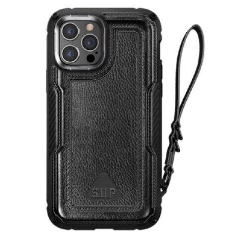 SUPCASE iPhone 12 Pro 6.1 inch Unicorn Beetle Royal Rugged Leather Case