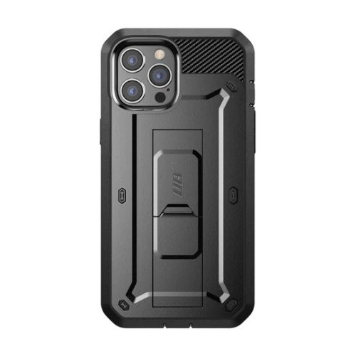 SUPCASE iPhone 12 Pro Max 6.7 inch Unicorn Beetle Pro Rugged Case - Black