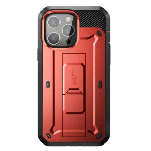 SUPCASE iPhone 13 Pro 6.1 inch Unicorn Beetle Pro Rugged Case - Metallic Red