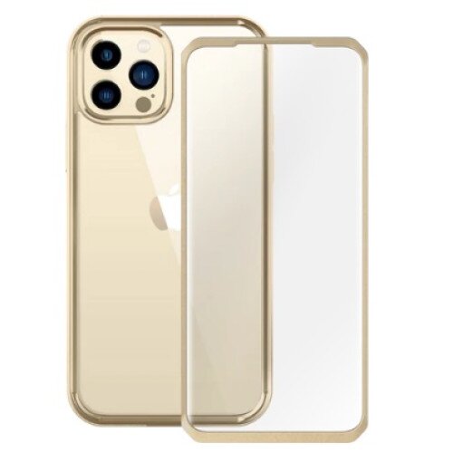 SUPCASE iPhone 13 Pro Max 6.7 inch Unicorn Beetle Edge with Screen Protector Clear Case - Gold