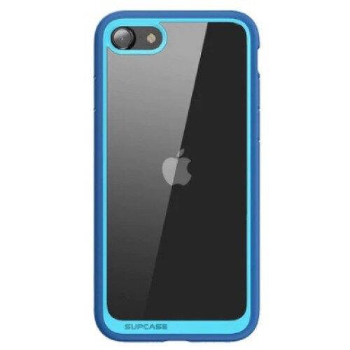SUPCASE iPhone SE Unicorn Beetle Style Slim Clear Case - Navy
