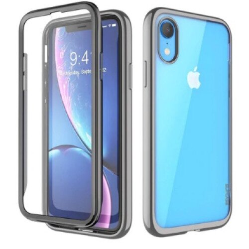 SUPCASE iPhone XR Unicorn Beetle Electro Clear Case - Black