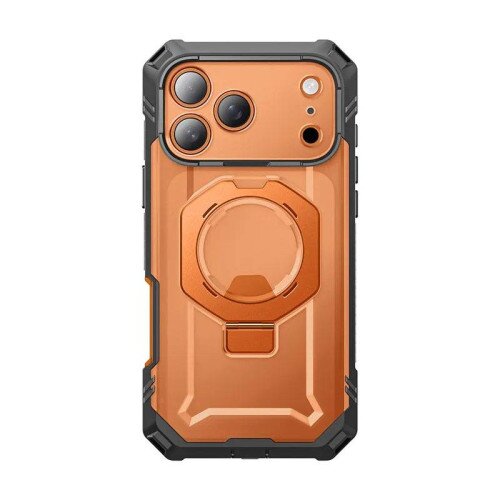 SUPCASE UB GRIP PRO Series MagSafe Phone Case with HD Tempered Glass for iPhone 17 Pro Max - Coral