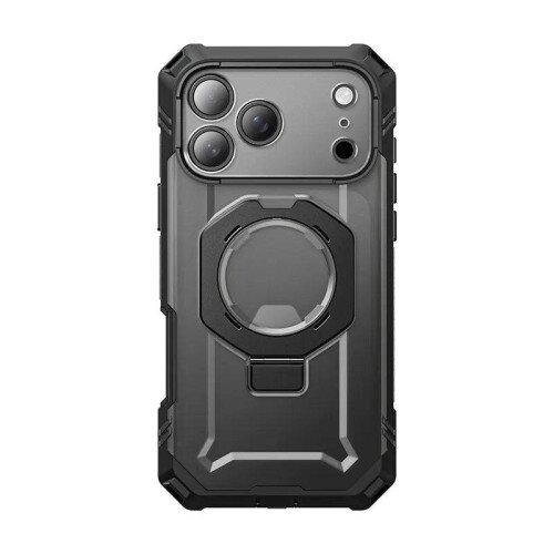 SUPCASE UB GRIP PRO Series MagSafe Phone Case with HD Tempered Glass for iPhone 17 Pro Max - Black