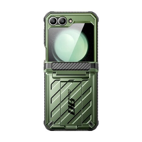 SUPCASE Unicorn Beetle PRO Rugged Case with Belt Clip for Galaxy Z Flip6 - Dark Green