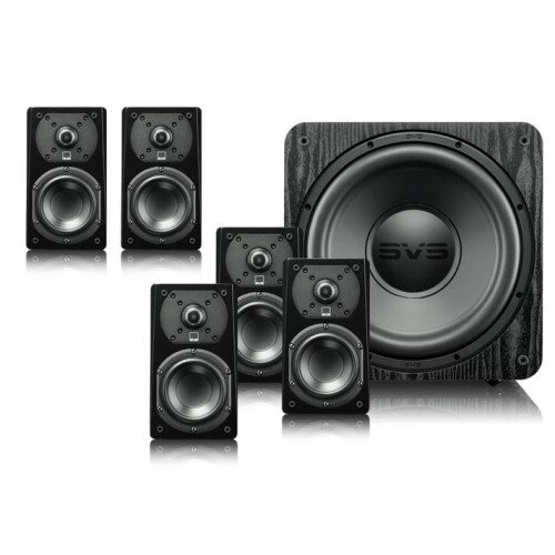 SVS Prime Satellite 5.1-Channel Home Theater Speaker System - Premium Black Ash
