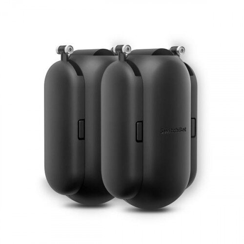 SwitchBot Curtain Smart Wireless Robot - Black - Starter Pack (2 Units) - U Rail