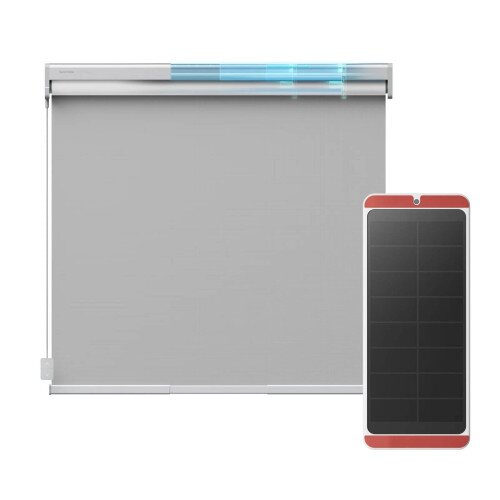SwitchBot Roller Shade + Solar Panel - Small - 1-Pack - Grey