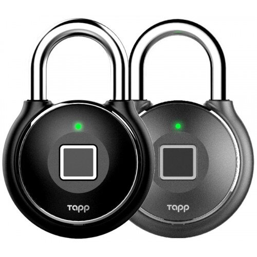 Tapplock one+ Smart Lock - Midnight Black + Gun Metal - Double-Packs