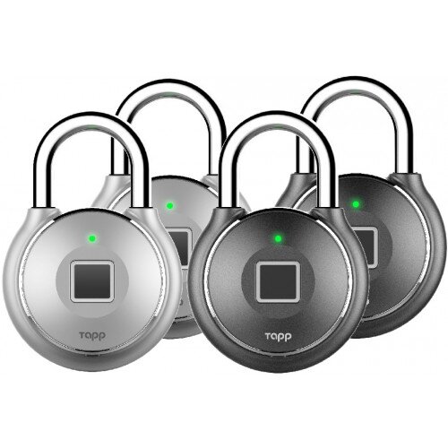 Tapplock one+ Smart Lock - Gun Metal + Sterling Silver - Multi-Packs