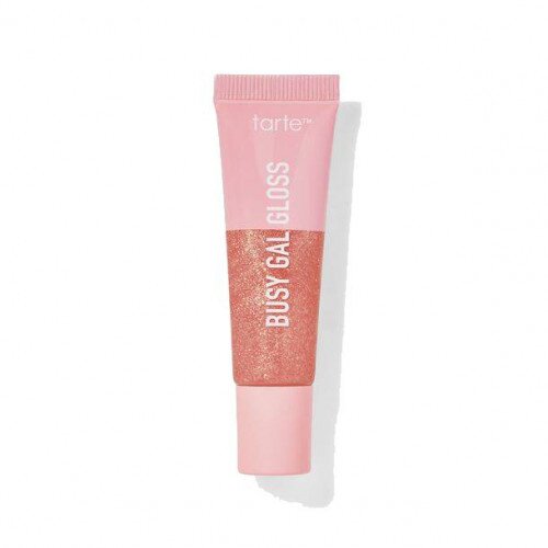 tarte Busy Gal Gloss - Run This Town (Watermelon With Gold Glitter)