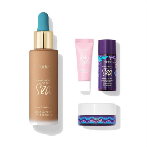 tarte Sea Custom Water Foundation SPF 15 Value Set - 46S Tan-Deep Sand