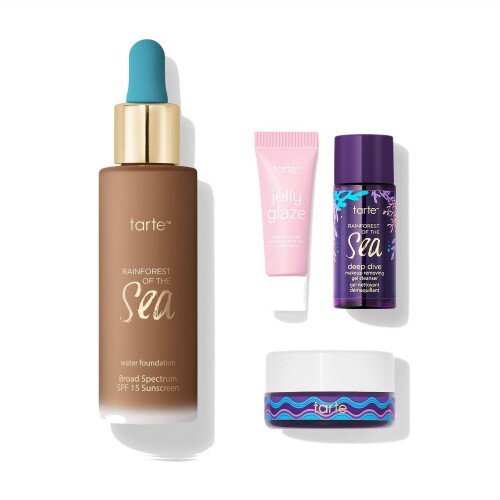 tarte Sea Custom Water Foundation SPF 15 Value Set - 53G Deep Golden