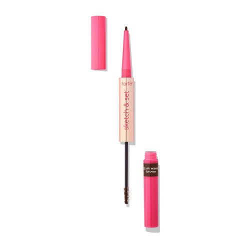 tarte Sketch & Set Brow Pencil & Tinted Gel - Dark Warm Brown