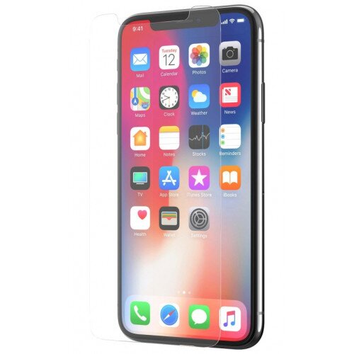 tech21 Impact Shield for Apple iPhone X Screen Protector - Self Heal