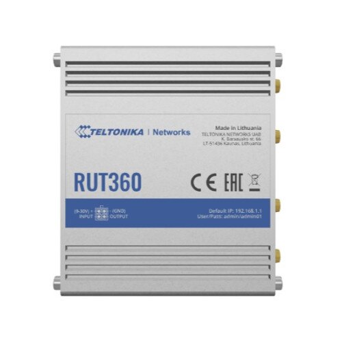 Teltonika RUT360 LTE CAT6 Industrial Cellular Router