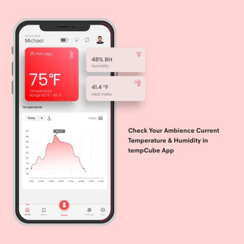 Buy tempCube Lite Wifi Temperature and Humidity Sensor Monitoring ...