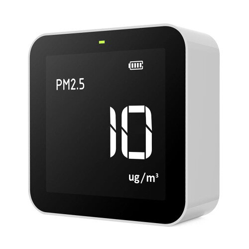 Temtop M10 Air Quality Tester AQI PM2.5 Rechargeable Monitor TVOC HCHO Real Time Monitor