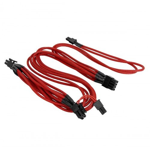 Thermaltake Individually Sleeved 6+2Pin PCI-E Cable - Red