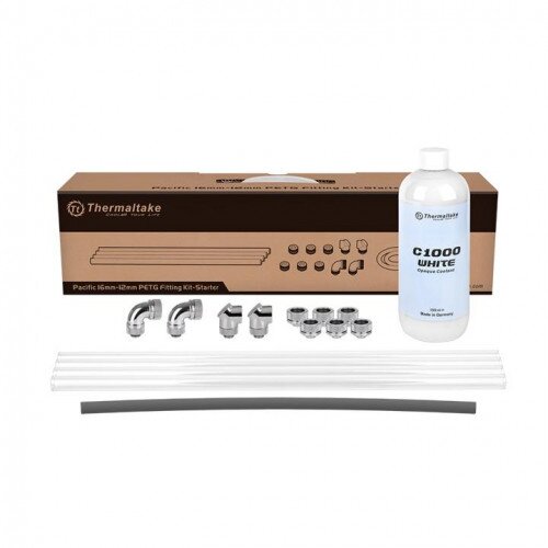 Thermaltake Pacific 16mm OD 12mm ID PETG Fitting Kit - Starter