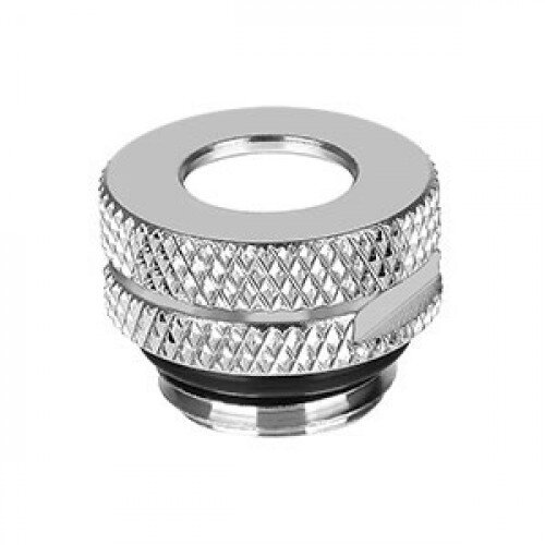 Thermaltake Pacific G1/4 Pressure Equalizer Stop Plug w/ O-Ring - Chrome