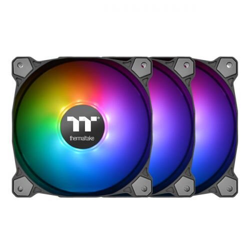 Thermaltake Pure 12 ARGB Sync Radiator Fan TT Premium Edition (3-Fan Pack) - 120mm