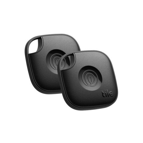 Tile Mate Bluetooth Tracker (2024) - Black - 2-Pack
