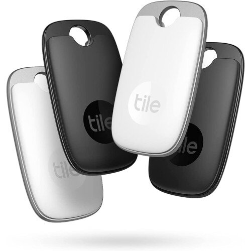 Tile Pro Powerful Tracker (2022) - Black / White - 4-Pack