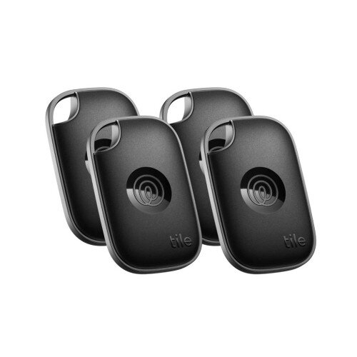 Tile Pro Powerful Tracker (2024) - Black - 4-Pack