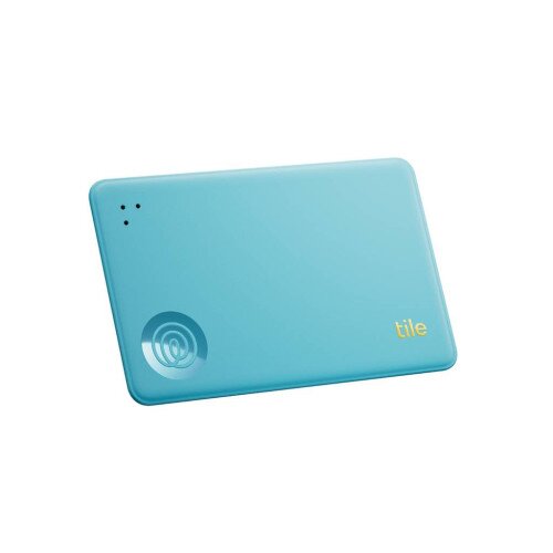 Tile Slim Wallet Bluetooth Tracker (2024) - Aqua Lemon - 1-Pack
